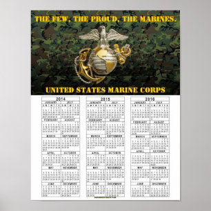 POSTER MARINES DES ÉTATS-UNIS