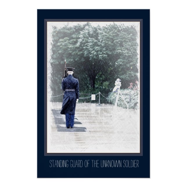 Poster Marines - La protection du soldat inconnu (Devant)