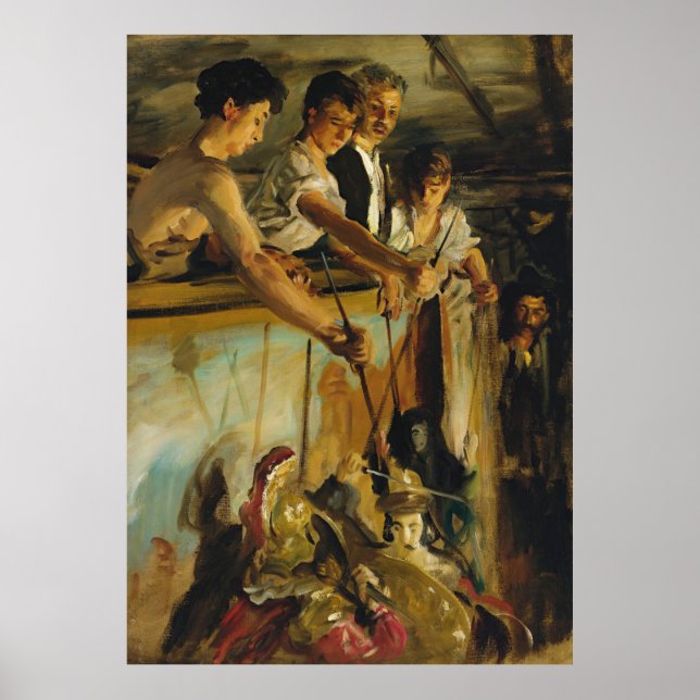 Poster Marionettes, John Sargent (Devant)