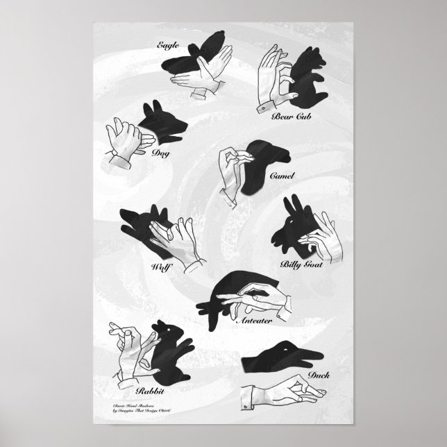 Poster Marionnettes ombragées (Devant)