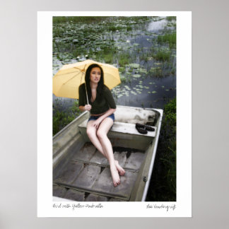 Poster Maris-7069, Fille avec parapluie jaune, Lee Vand..