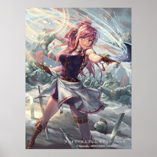 Poster Marisa Fire Emblem Les Pierres Sacrées (Devant)
