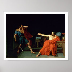 Poster Marius chez Minturnae, 1786 (huile sur la toile)