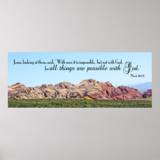Poster Mark 10:27