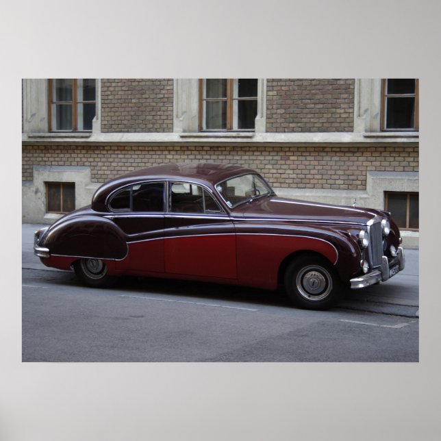 Poster Mark IX de Jaguar rouge (Devant)