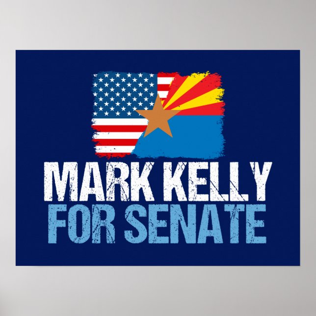 Poster Mark Kelly pour le Sénat (Devant)