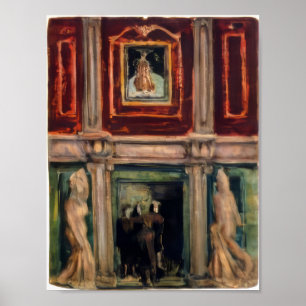 Poster Mark Rothko - Intérieur - 1936