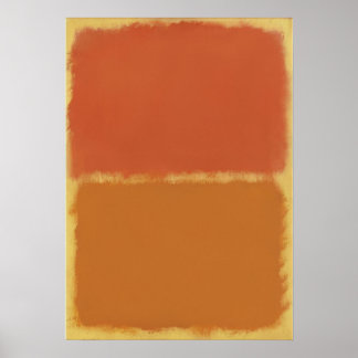 Poster Mark Rothko - Orange, Rouge, Orange - 1961