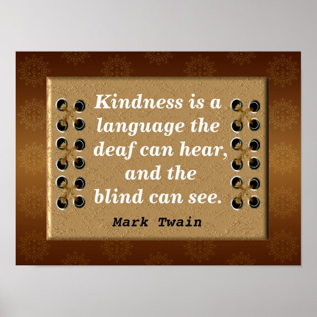 Poster Mark Twain cite (Devant)