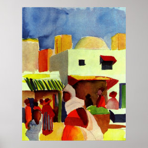 Poster Market In Algier