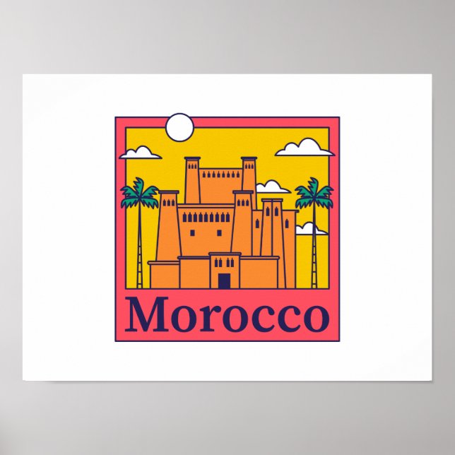 Poster Maroc  (Devant)