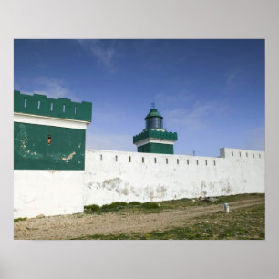 Poster MAROC, Côte atlantique, BEDDOUZA : Cap Beddouza