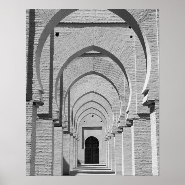 Poster MAROC, Tizi, N, chemin Test Pass, TIN MAL : (Devant)