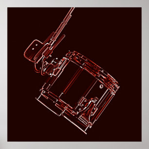 Poster Marquage des tambours ou des tambours