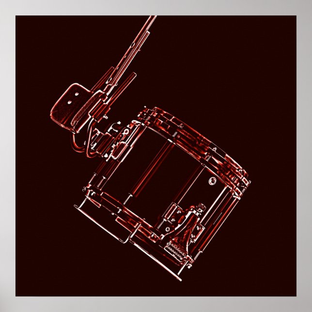 Poster Marquage des tambours ou des tambours (Devant)