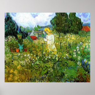 Poster Marquerite Gachet dans le jardin, Vincent van Gogh