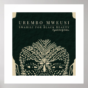 Poster Marques faciales tribales