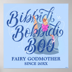 Poster Marraine la bonne fée - Bibbidi Bobbidi Boo