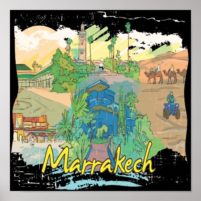 Poster Marrakech (Devant)