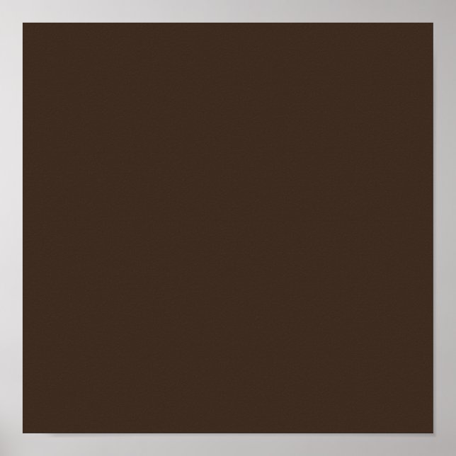 Poster Marron bistre (Devant)