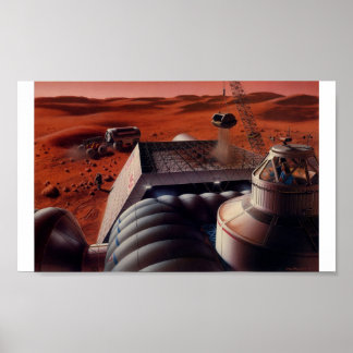 Poster Mars Base