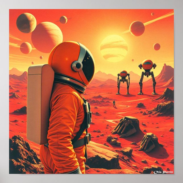 POSTER MARS CONQUEST 8 (Devant)