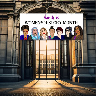 Poster Mars est le Mois de l'histoire des femmes