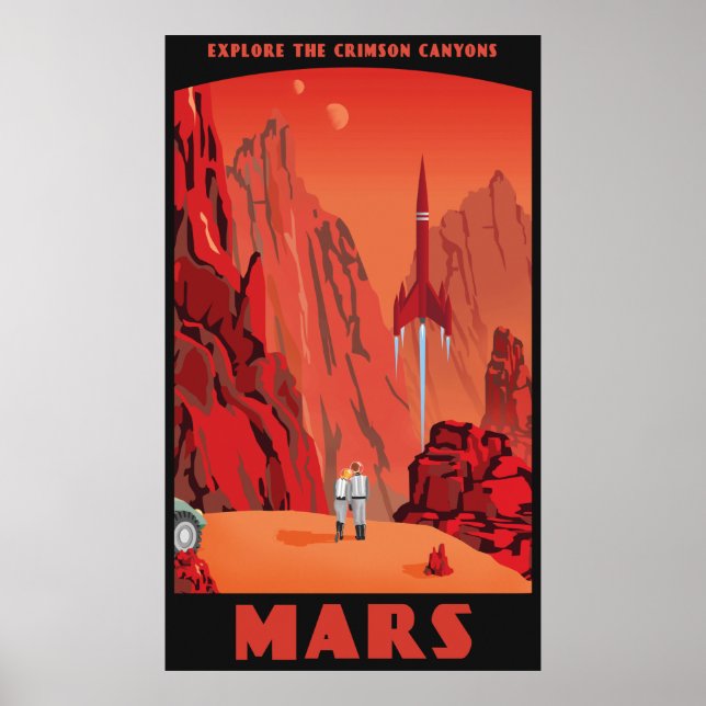 Poster Mars - Grand format (Devant)