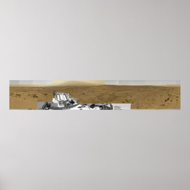 Poster Mars Panorama : Une image historique (Devant)