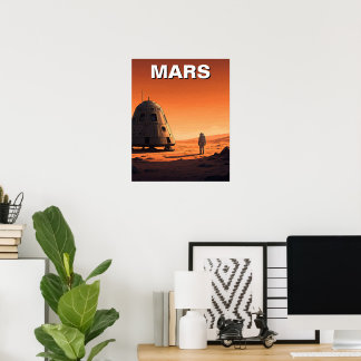Poster Mars Travel