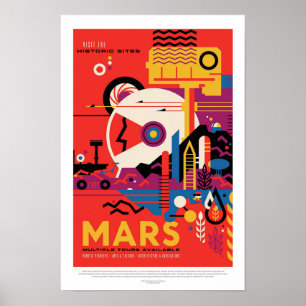 Poster Mars Visions de l'avenir de la NASA
