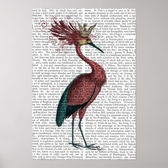 Poster Marsala Heron (Devant)