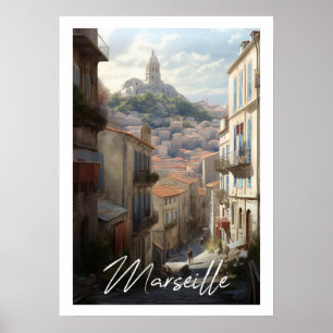 Poster Marseille - illustration