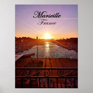 Poster Marseille Vieux Port France Photo 192