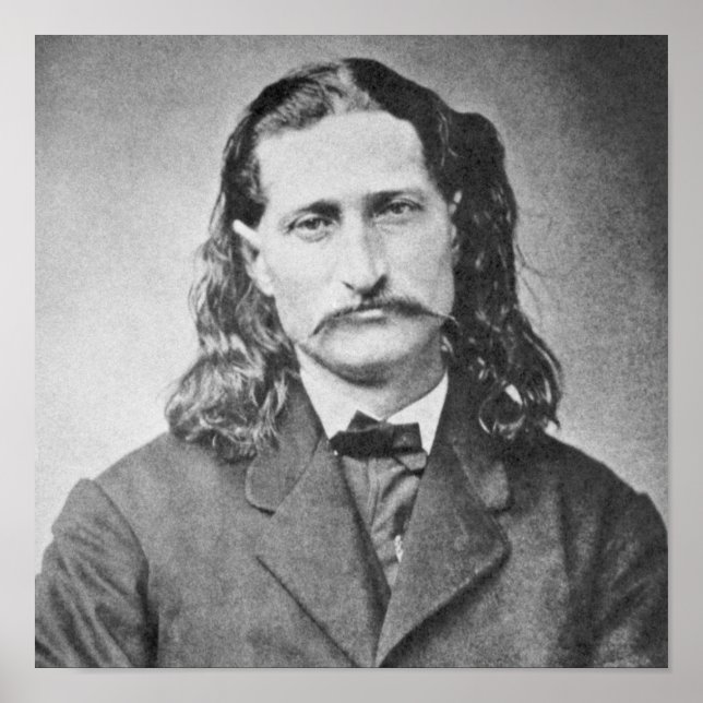 Poster Marshal Wild Bill Hickok Old West Gunfighter (Devant)