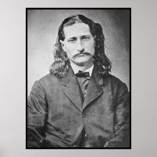 Poster Marshal Wild Bill Hickok Old West Gunfighter (Devant)