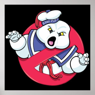 Poster Marshmallow Man Stay Puft et Cool Cartoon