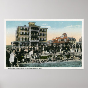 Poster Martha's Vineyard, Vue sur Sea View Avenue