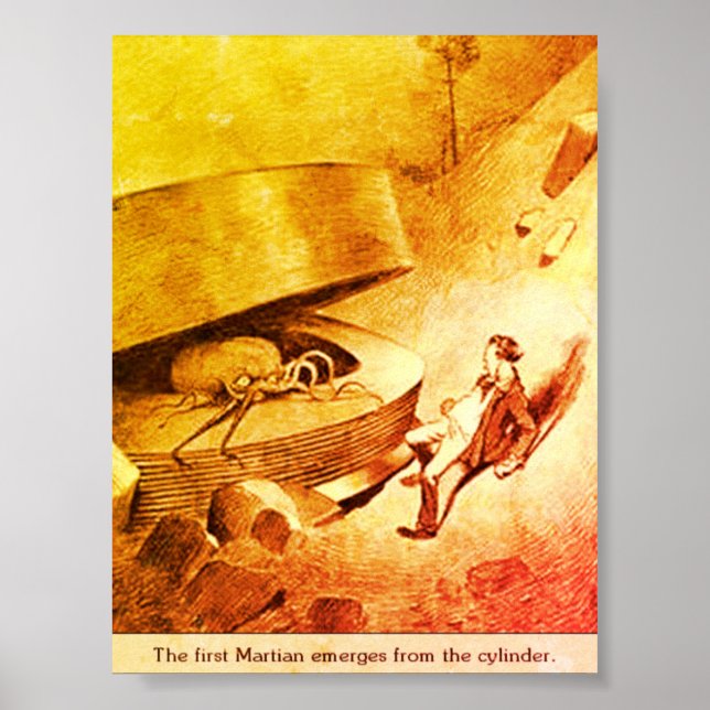 Poster Martians émergent - Guerre des Mondes (Devant)