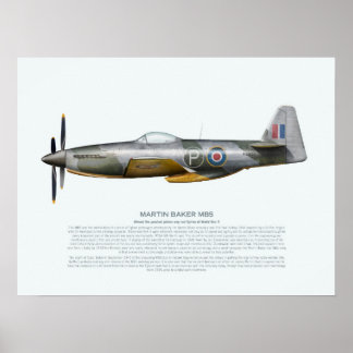 Poster Martin - Baker MB5