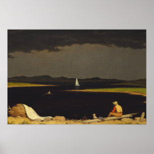 Poster Martin Johnson Heade - À l'approche de l'orage
