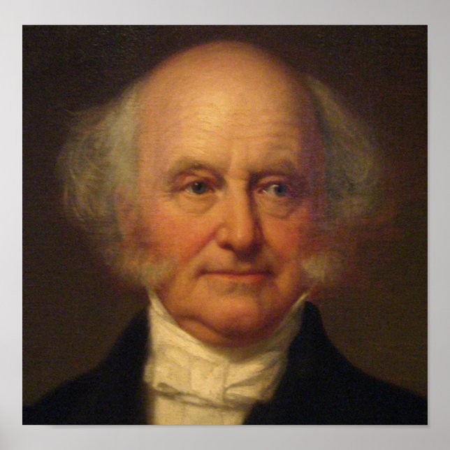 Poster Martin Van Buren 8e Président (Devant)