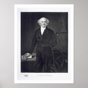 Poster Martin Van Buren, 8e président des États-Unis