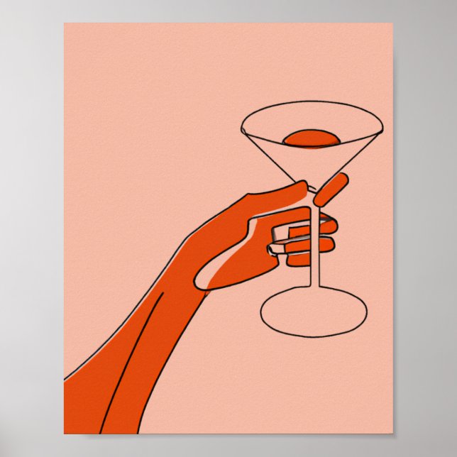 Poster martini applaudit (Devant)