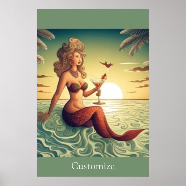 Poster Martini Classy Mermaid Thunder_Cove (Devant)