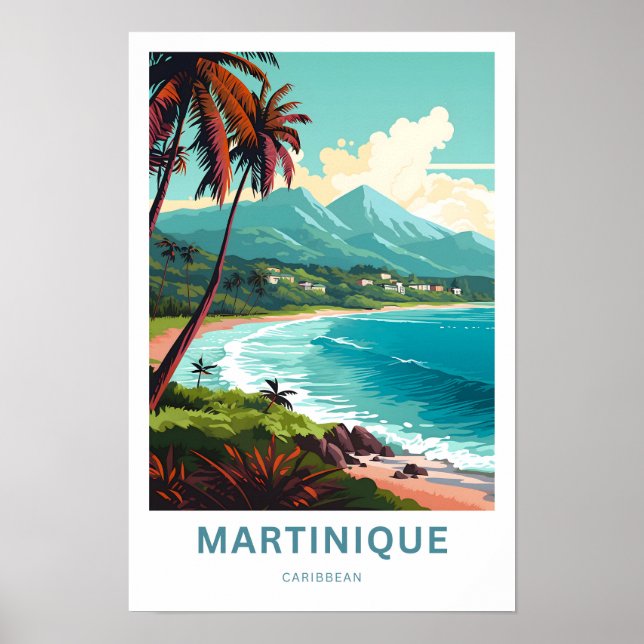 Poster Martinique - Caraïbes (Devant)