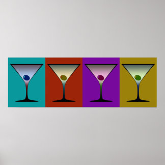 Poster Martinis 22