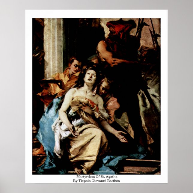 Poster Martyre De Saint Agatha (Devant)