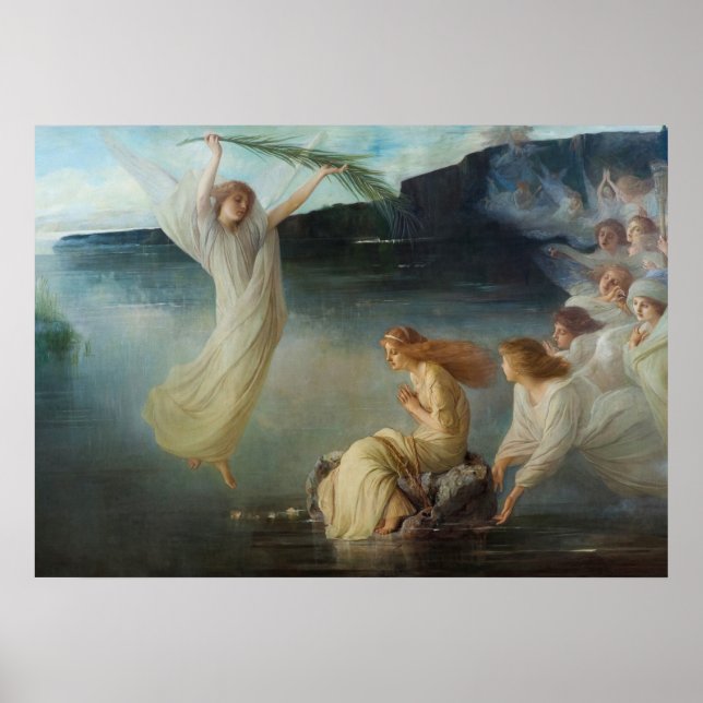 Poster Martyre de Saint Christina par Vicente Palmaroli (Devant)