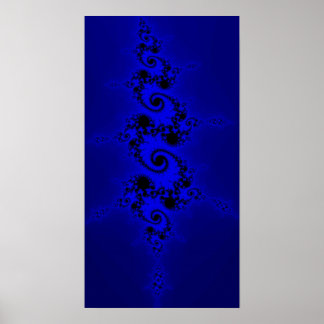 Poster Marvel bleu